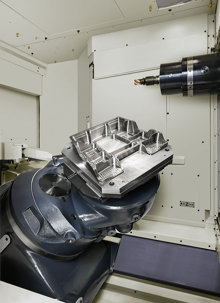 Efficient five-axis HMC from Makino