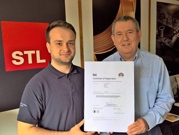 STL among first to achieve ISO45001