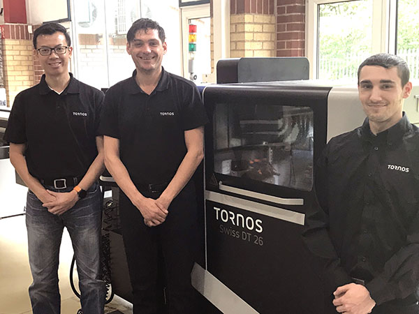 Tornos appoints trio of engineers