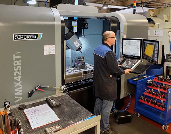 Almond installs another five-axis machine