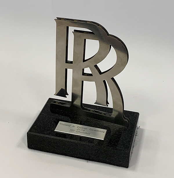 Rolls-Royce award for JJ Churchill