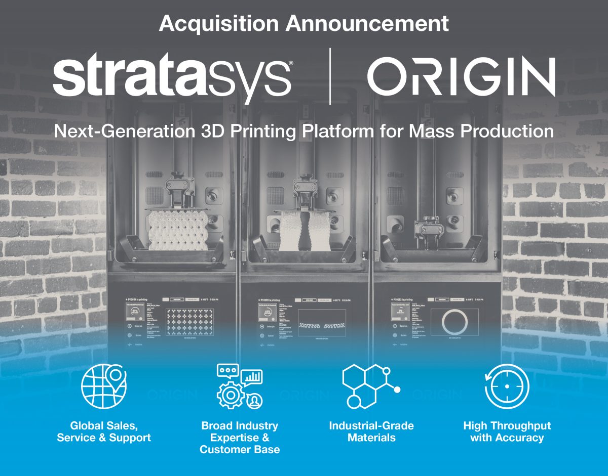 Stratasys announces Origin acquisition