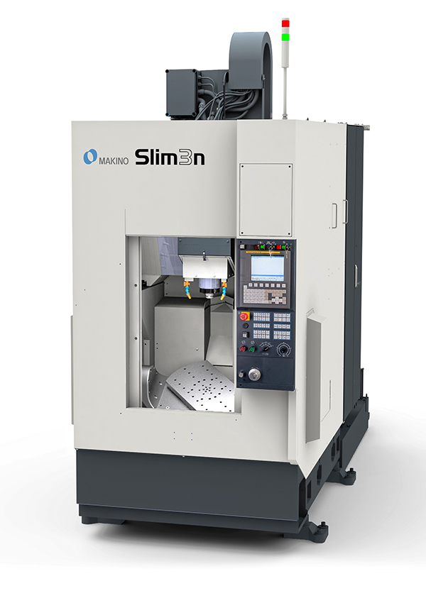 Compact five-axis VMC for large batches