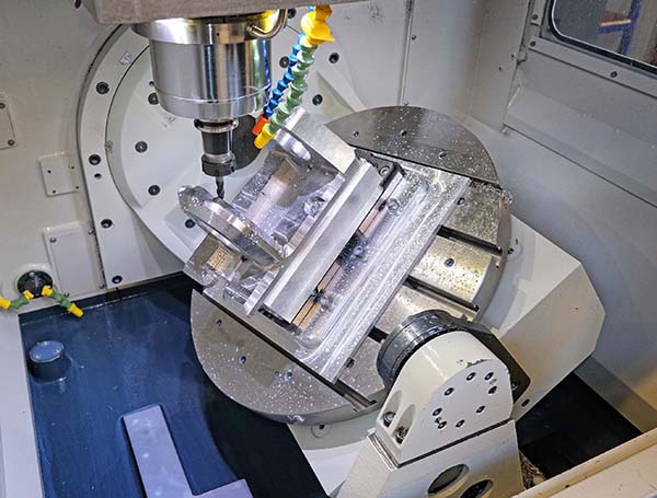 Five-axis VMC nearly doubles productivity