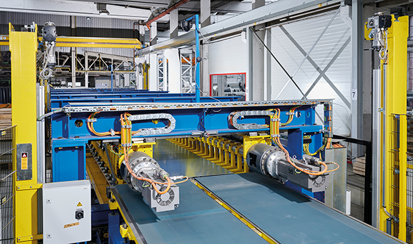 Cut-to-length line at Fischer Stahl