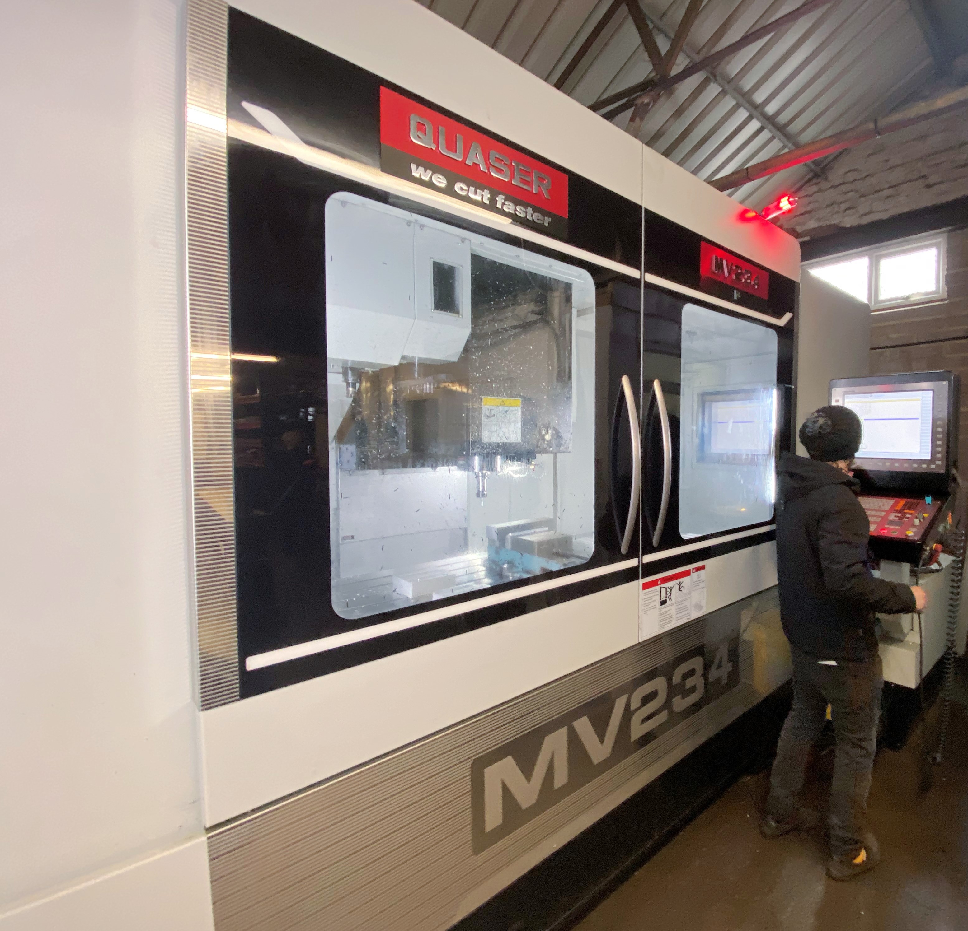 Subcontractor busy as a bee after Quaser machining centre investment