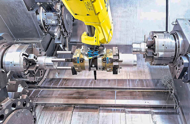 Automation ups lathe productivity by 25%
