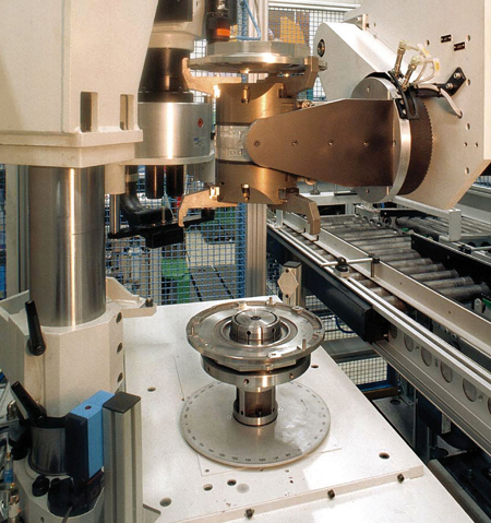 Optimised fixtures for vertical balancing machines