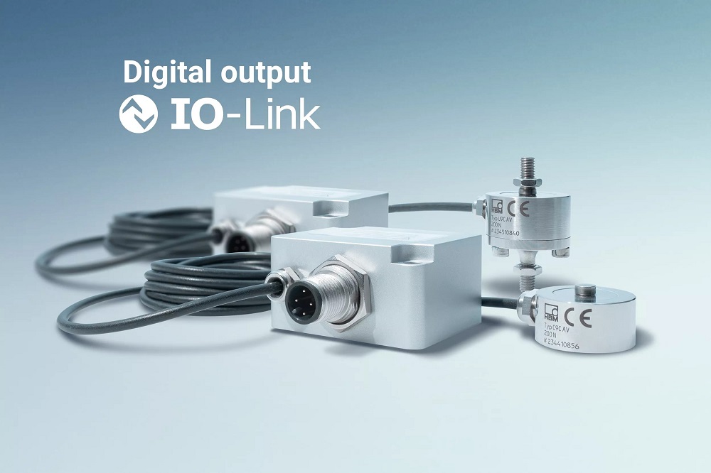 Smart mini force sensors offer IO-Link