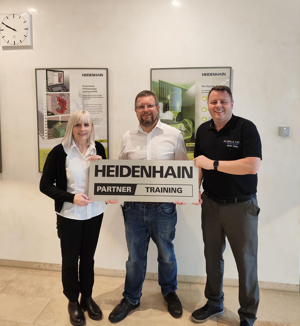 Mills CNC becomes Heidenhain training partner