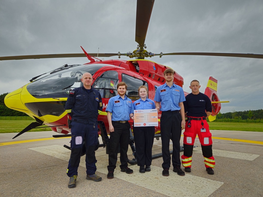 Apprentices raise £1300 for MAAC