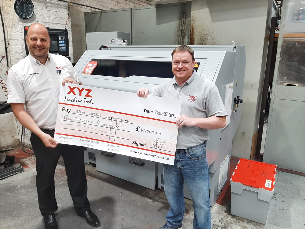 Image Wheels wins £10,000 off any machine from XYZ Machine Tools