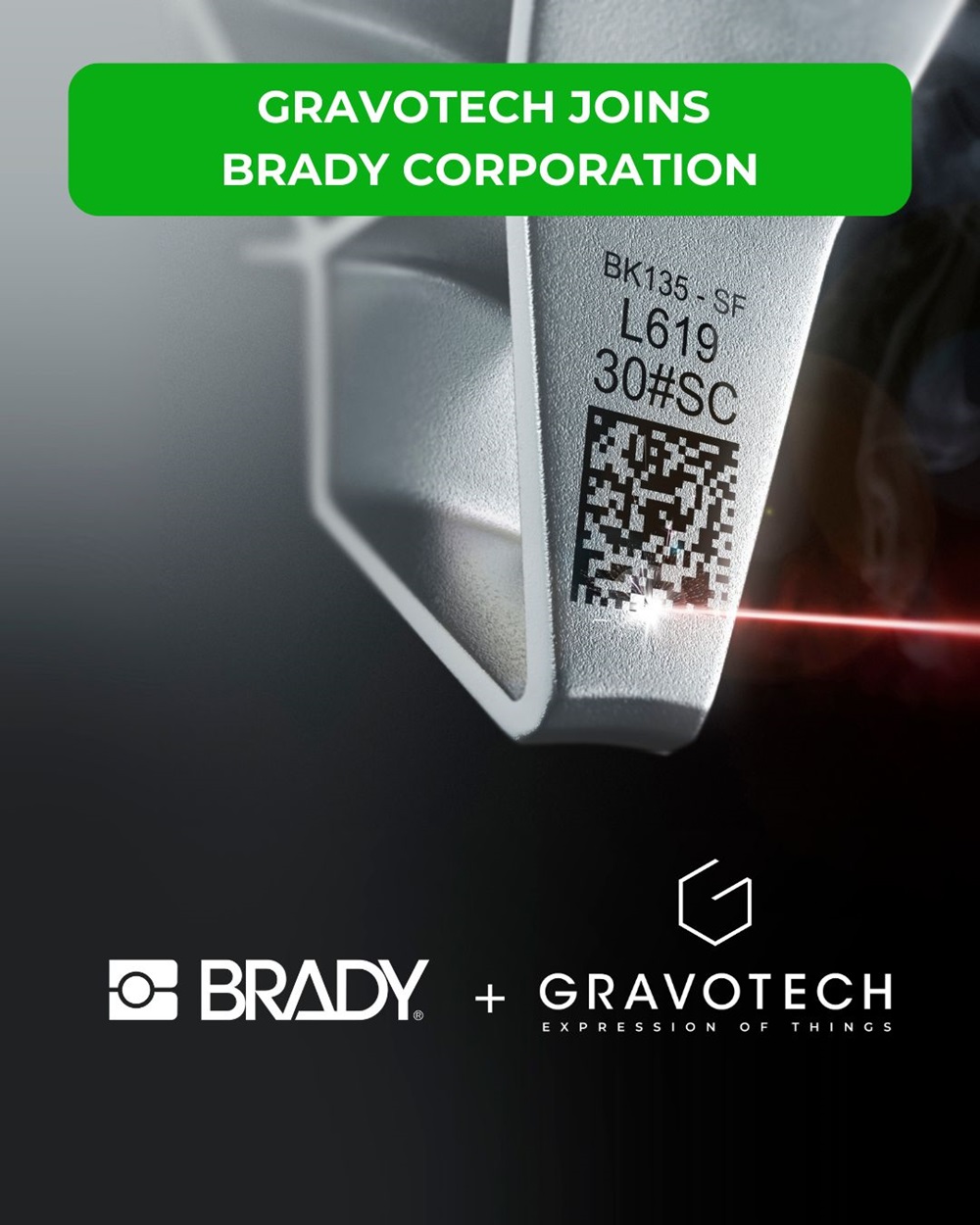 Gravotech joins Brady Corp