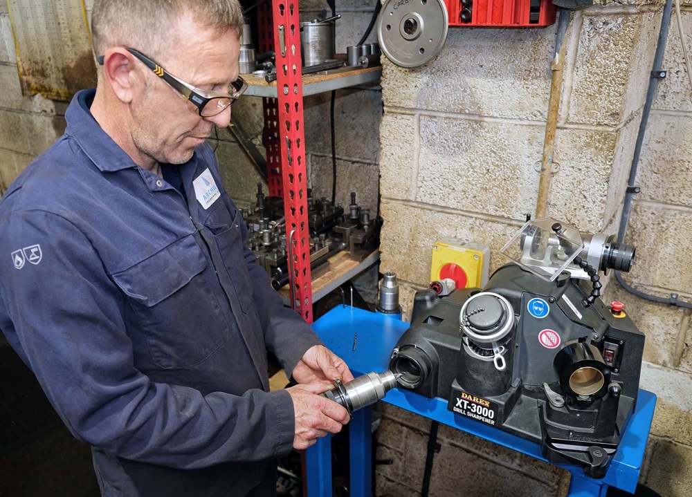 DRILL SHARPENER FROM 1 ST MTA PAYS FOR ITSELF WITHIN FIVE MONTHS