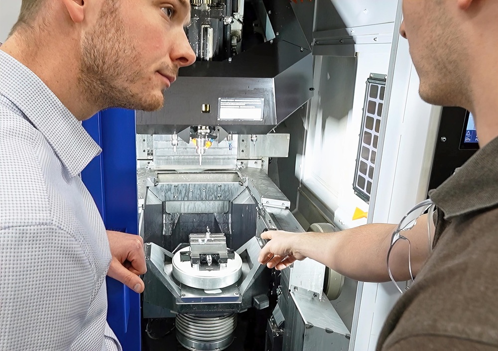 30-taper machine makes parts from tough materials