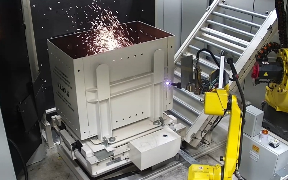 Autonomous laser cutting cell for Sellafield