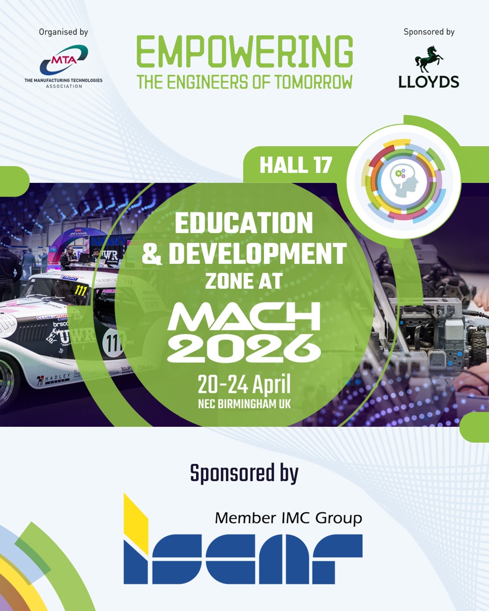 Iscar to sponsor E&D Zone at MACH