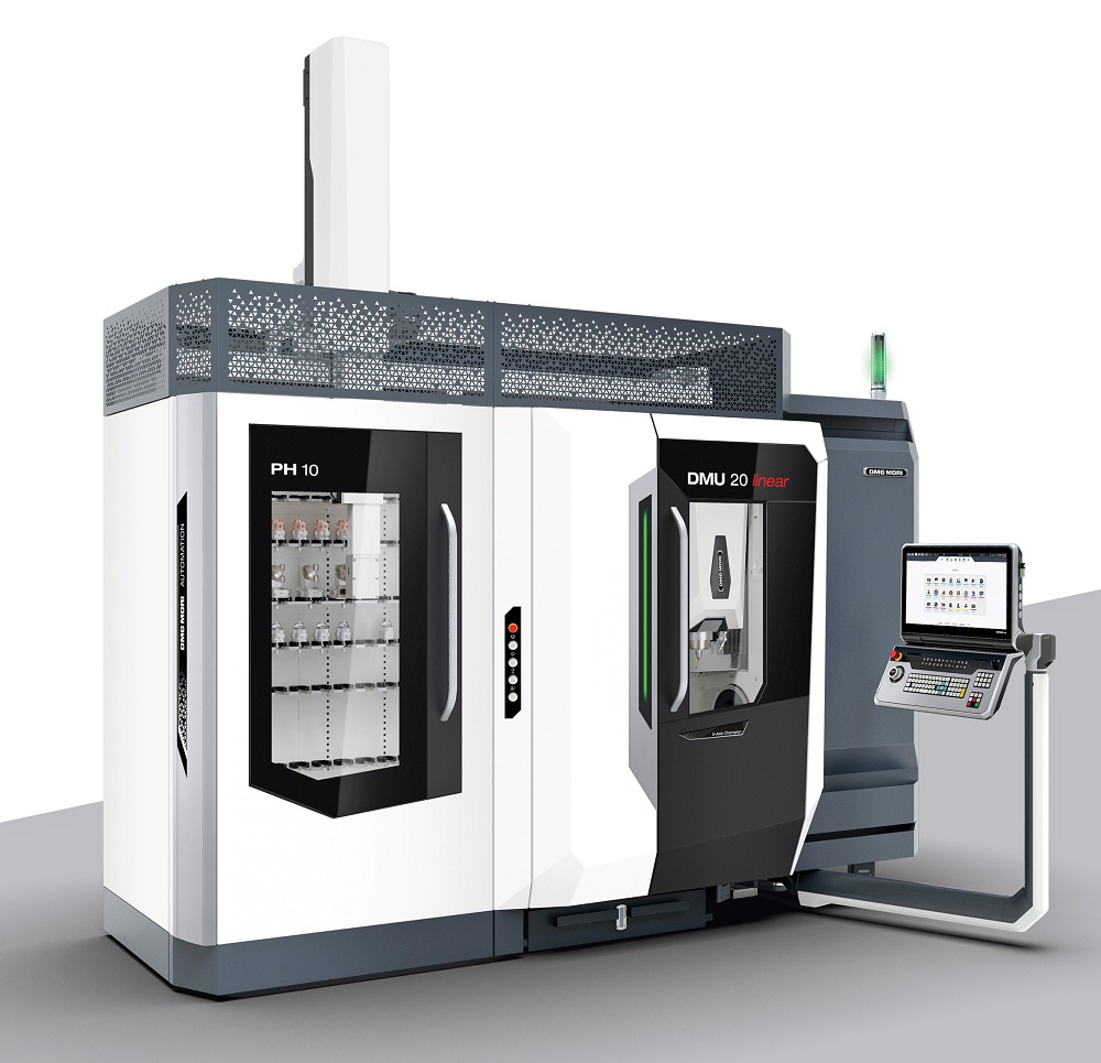 Five-Axis Machining Centre Options Include Ultrasonics