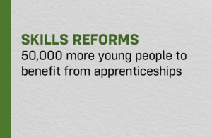Thousands of new apprenticeships promised