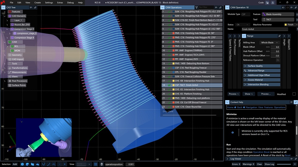 Starrag RCS 8.0 CAM software suite now available