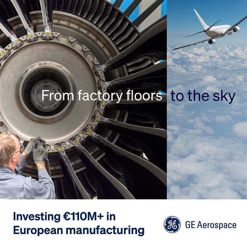 GE Aerospace to invest €110m across European sites