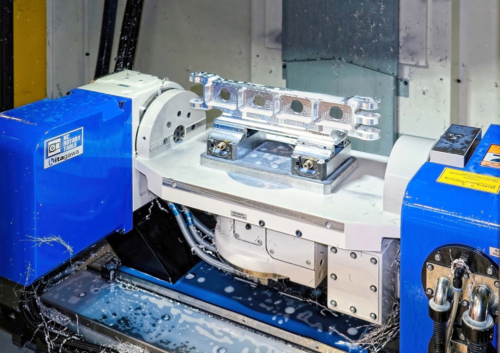 Compact rotary tables offer large five-axis machining volumes