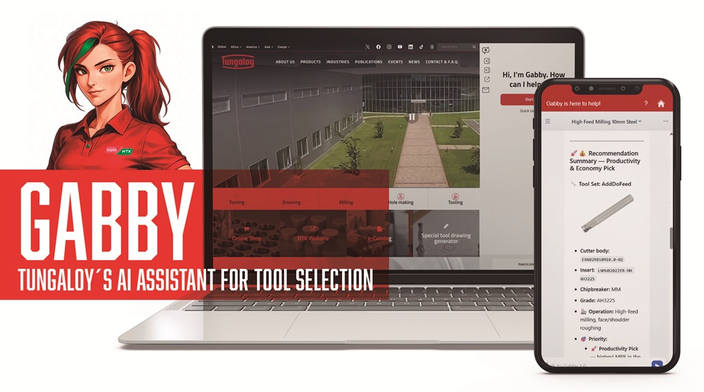 Introducing Gabby, Tungaloy’s AI Assistant For Tool Choice